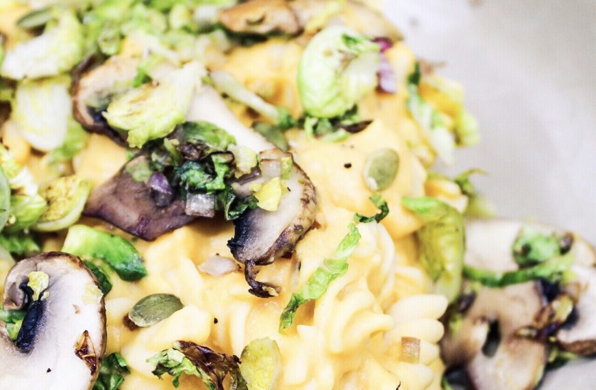 Vegan Sweet Potato Cream Pasta