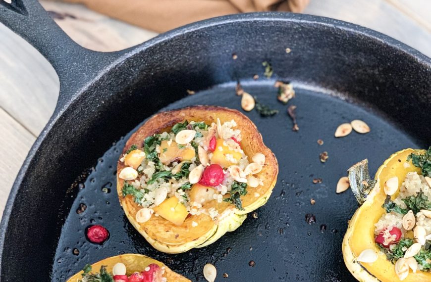 Quinoa Stuffed Acorn Squash