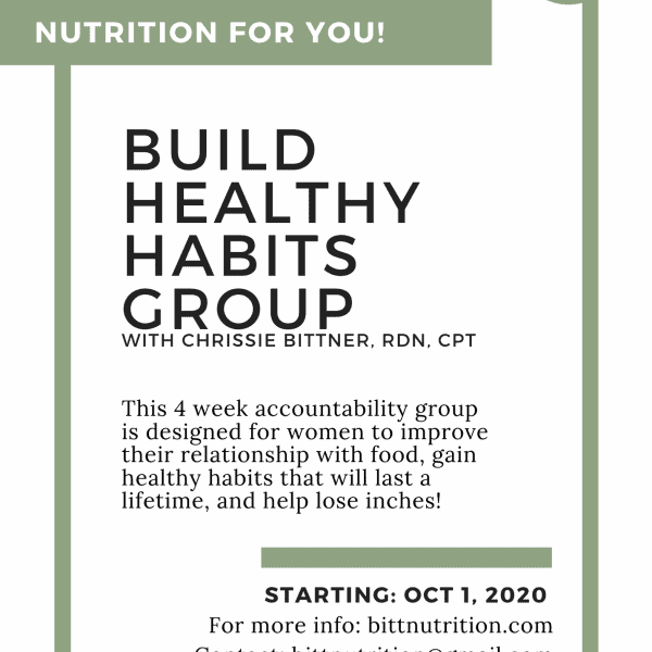 Building healthy habits